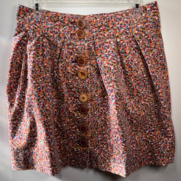 Anthropologie Dresses & Skirts - Anthropologie Elevenses Aerial Confetti Velvet Skirt- Size 4